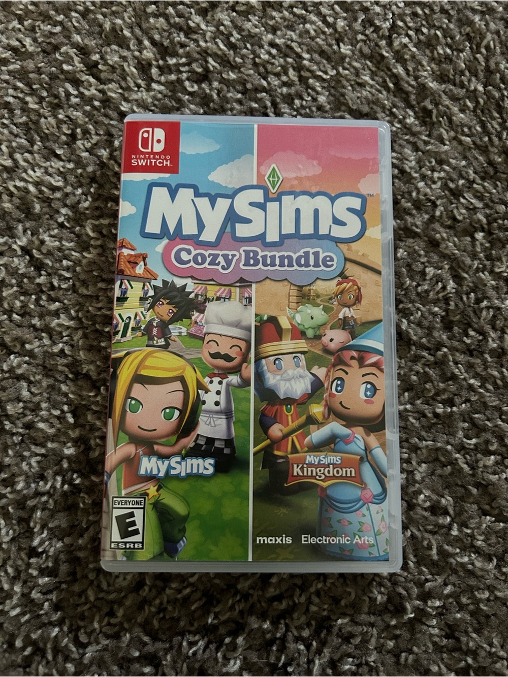 Nintendo Switch MySims Cozy Bundle - Colorful Game Case
